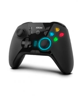 Krom Kloud Gamepad Inalámbrico para PC/Switch/Android/IOS Negro