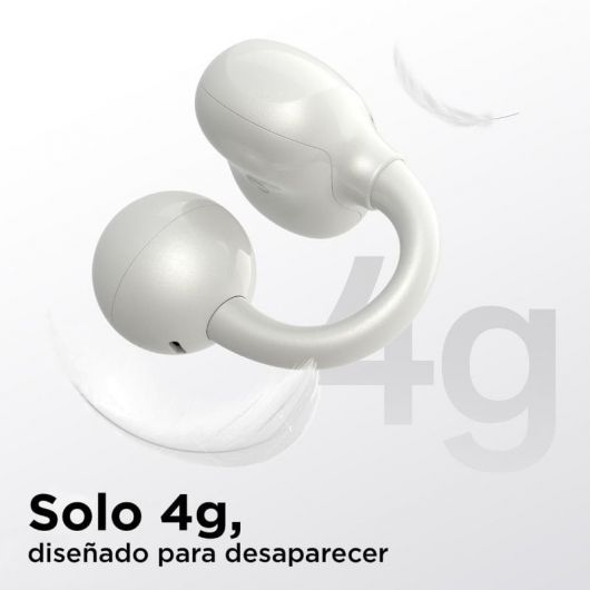 Auriculares Deportivos de Conducción Aérea OpenRock E OPACE02 con estuche de carga/ Autonomía 7h/ Blancos 3 Auriculares Deportivos de Conducción Aérea OpenRock E OPACE02 con estuche de carga/ Autonomía 7h/ Blancos