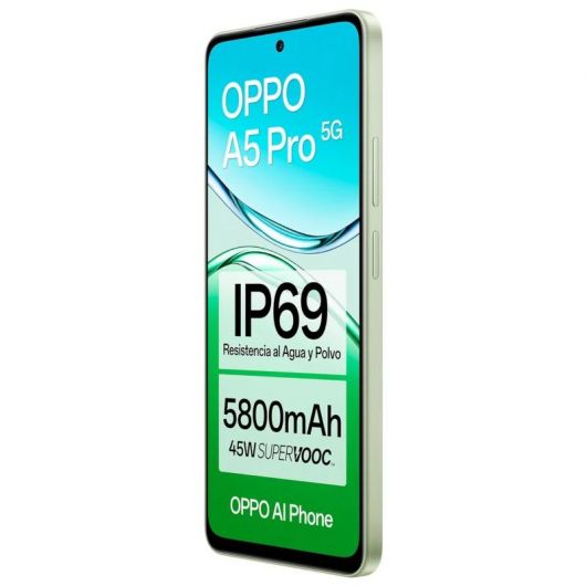 OPPO A5 Pro 8GB 256GB Snapdragon 6s Gorilla Glass 7i Carga Rápida NFC Verde Oliva 3 OPPO A5 Pro 8GB 256GB Snapdragon 6s Gorilla Glass 7i Carga Rápida NFC Verde Oliva