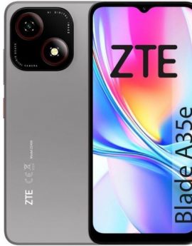 Smartphone ZTE Blade A35E 2GB/ 32GB/ 6.52'/ Gris Oscuro
