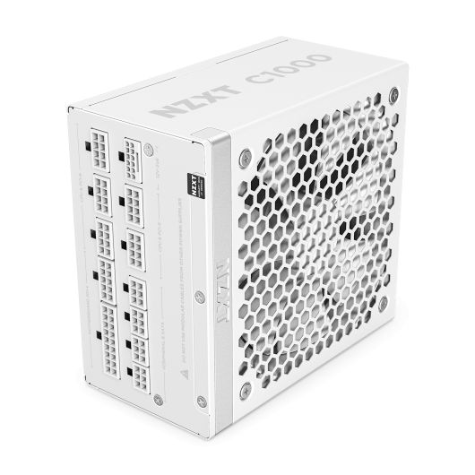NZXT C1000 Gold Fuente de alimentación 1000W 80 Plus Gold 24-pin ATX Blanco