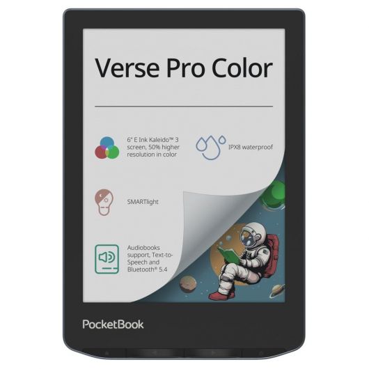 PocketBook Verse Pro Color eReader 6' 16 GB Stormy Sea