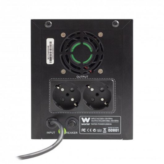SAI Línea Interactiva Woxter UPS 650 VA/ 650VA-360W/ 2 Salidas/ Formato Torre 5 SAI Línea Interactiva Woxter UPS 650 VA/ 650VA-360W/ 2 Salidas/ Formato Torre