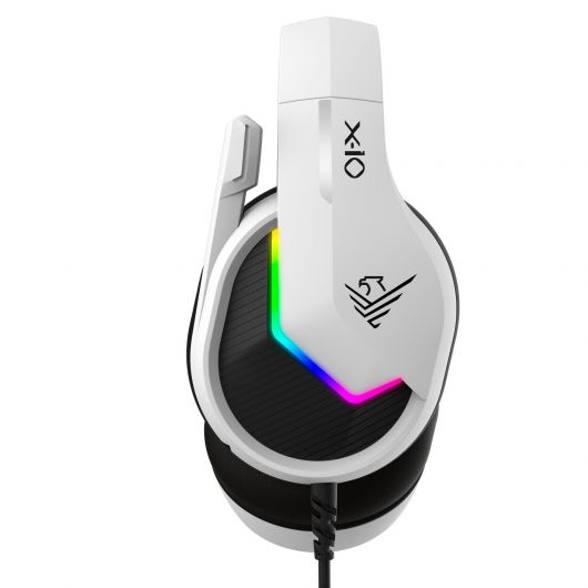Auriculares Gaming Phoenix X-IO blancos Multiplataforma con cable jack y Adaptador 2 Auriculares Gaming Phoenix X-IO blancos Multiplataforma con cable jack y Adaptador