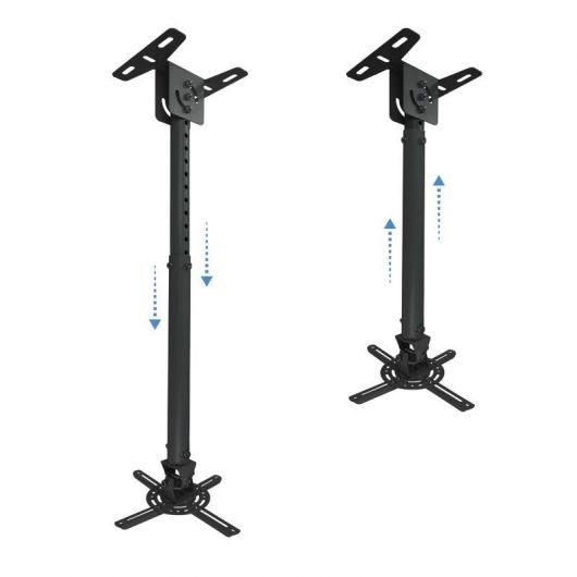 Soporte de Techo para Proyector TooQ PJ3030TN-B/ Inclinable-Giratorio-Nivelable/ hasta 20kg 3 Soporte de Techo para Proyector TooQ PJ3030TN-B/ Inclinable-Giratorio-Nivelable/ hasta 20kg