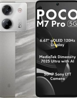 Smartphone Xiaomi POCO M7 Pro 8GB/ 256GB/ 6.67'/ 5G/ Plata