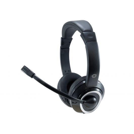 Conceptronic POLONA Auriculares Alámbrico Diadema Llamadas/Música USB-A Negro