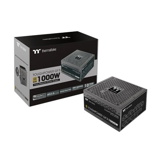 Thermaltake Toughpower GF 3 1000W PCIe Gen 5 Thermaltake Toughpower GF 3 1000W PCIe Gen 5.0 80 Plus Gold Full Modular