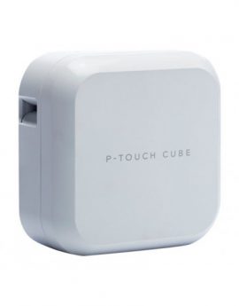 Rotuladora electrónica profesional Brother PT-P710BTH Cube Blanca - transferencia térmica - cintas tze hasta 24mm