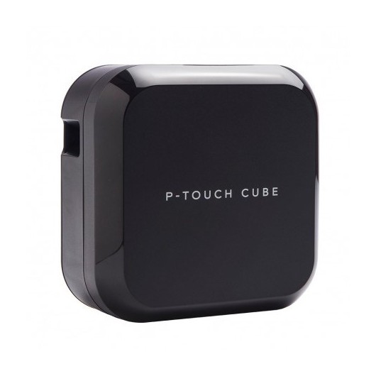 Rotuladora electrónica profesional portatil Brother PT-P710BT Cube - transferencia térmica - cintas tze hasta 24mm - bluetooth/usb