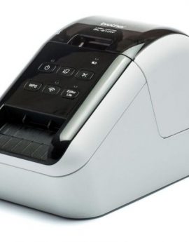 Impresora de Etiquetas Brother QL-810WC/ Térmica/ Ancho etiqueta 62mm/ USB-WiFi/ Blanca y Negra
