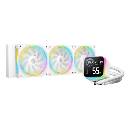 DeepCool LQ360 WH Kit Refrigeración Líquida 12 cm Blanco