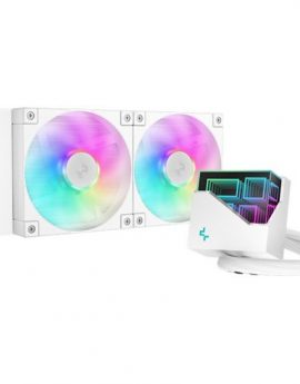 Deepcool LT240 White ARGB Kit de Refrigeración Líquida 240mm Blanco