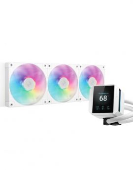 DeepCool Mystique 360 WH ARGB Refrigeración líquida todo en uno 12 cm Blanco