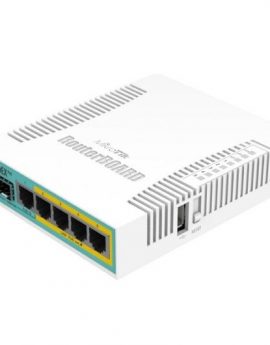 Router Mikrotik hEX PoE RB960PGS 6 Puertos/ RJ45 10/100/1000/ SFP/ PoE