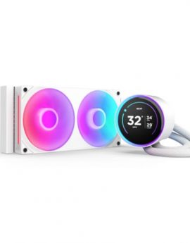 NZXT Kraken Elite 240 RGB Procesador Sistema de refrigeración líquida todo en uno 12 cm Blanco - RL-KR24E-W2