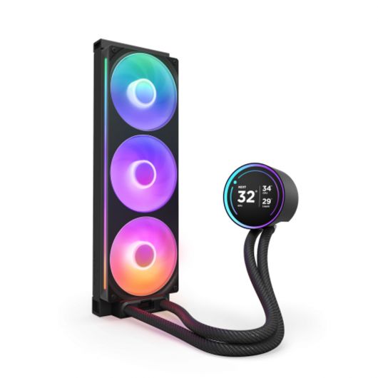 NZXT Kraken Elite 360 RGB Procesador Sistema de refrigeración líquida todo en uno 12 cm Negro - RL-KR36E-B2 2 NZXT Kraken Elite 360 RGB Procesador Sistema de refrigeración líquida todo en uno 12 cm Negro - RL-KR36E-B2