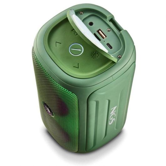 Altavoz con Bluetooth NGS Roller Beast/ 32W/ 2 Altavoz con Bluetooth NGS Roller Beast/ 32W/ 2.0/ Verde
