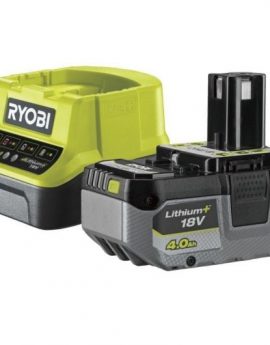 Cargador + Batería de litio Ryobi ONE+ RC18120-140X/ 18V 4,0Ah