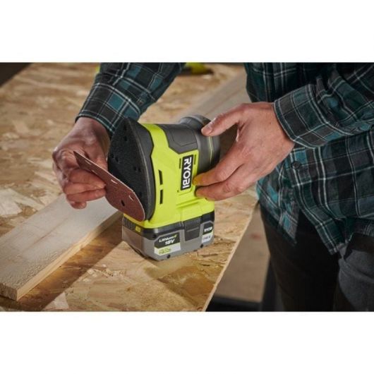 Lijadora Triangular Ryobi ONE+ 18V RPS18-0/ Incluye 6 Lijas/ Sin Batería ni Cargador 5 Lijadora Triangular Ryobi ONE+ 18V RPS18-0/ Incluye 6 Lijas/ Sin Batería ni Cargador