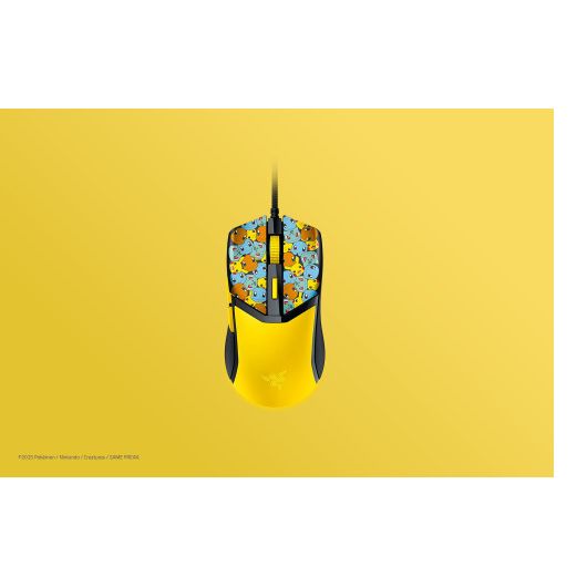 Razer Cobra Pokémon Kanto Starters Edition Ratón Gaming Chroma RGB 8500DPI Amarillo