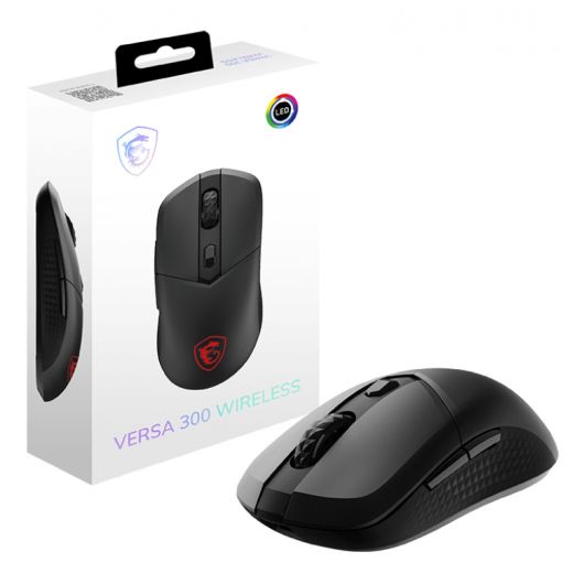 MSI VERSA 300 Ratón Gaming mano derecha RF Wireless + Bluetooth + USB-C Óptico 8000 DPI Negro 5 MSI VERSA 300 Ratón Gaming mano derecha RF Wireless + Bluetooth + USB-C Óptico 8000 DPI Negro
