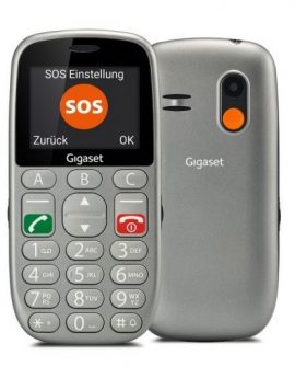 Gigaset GL390 Dual SIM Negro Teléfono para Mayores