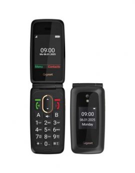 Gigaset GL795 Teléfono para personas mayores 2.8' 48MB 128MB 4G Negro