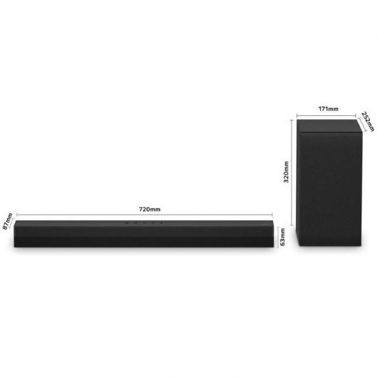 Barra de Sonido con Bluetooth LG S40T/ 300W/ 2 Barra de Sonido con Bluetooth LG S40T/ 300W/ 2.1