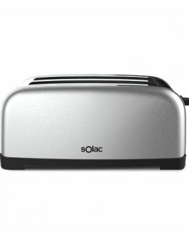 Solac Yé-Yé TL5419 Tostador de 2 Ranuras Largas 1400W Acero Inoxidable
