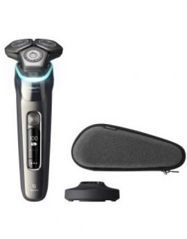 Afeitadora Philips S9974/35 3 Cabezales Flexibles Uso en Humedo y Seco Inalambrica Base de Carga