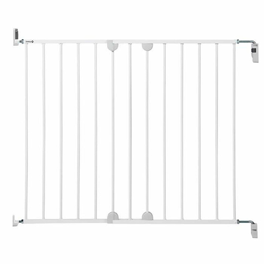Barrera de seguridad Safety 1st WallFix Extending Metal 62–102cm Blanca - Fijación Pared, Apertura con una Mano