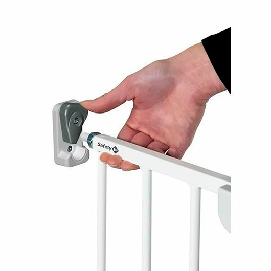 Barrera de seguridad Safety 1st WallFix Extending Metal 62–102cm Blanca - Fijación Pared, Apertura con una Mano 4 Barrera de seguridad Safety 1st WallFix Extending Metal 62–102cm Blanca - Fijación Pared, Apertura con una Mano
