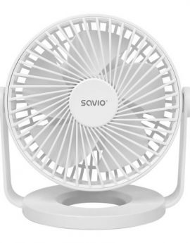 Savio AD-01 Ventilador Sobremesa USB Blanco