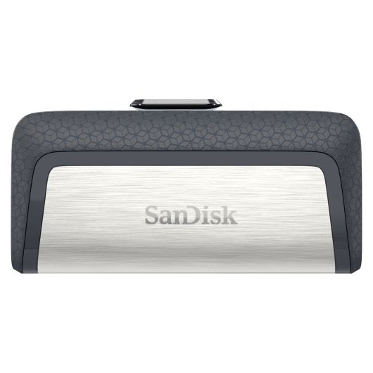 SanDisk Ultra Dual Drive USB Type-C unidad flash USB 64GB USB Type-A / USB Type-C 3.2 Gen 1 (3.1 Gen 1) Negro/Plata