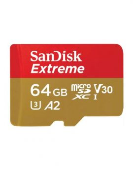 SanDisk Extreme 64GB MicroSDXC UHS-I Clase 10