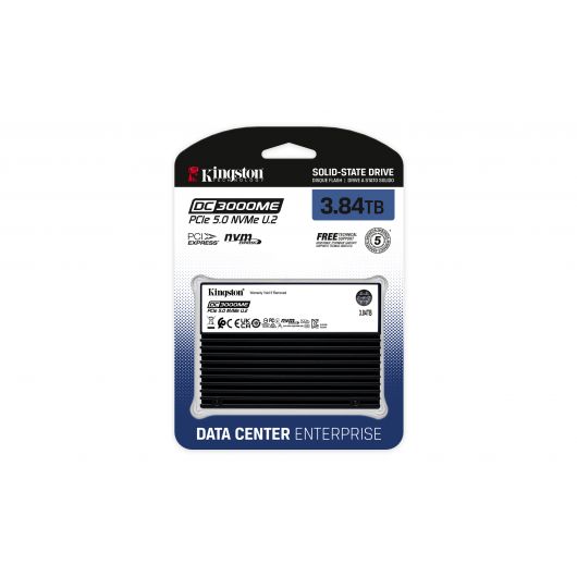 SSD Kingston Technology DC3000ME 3.84TB U.2 PCIe 5 SSD Kingston Technology DC3000ME 3.84TB U.2 PCIe 5.0 NVMe TCG Opal SSD para empresas