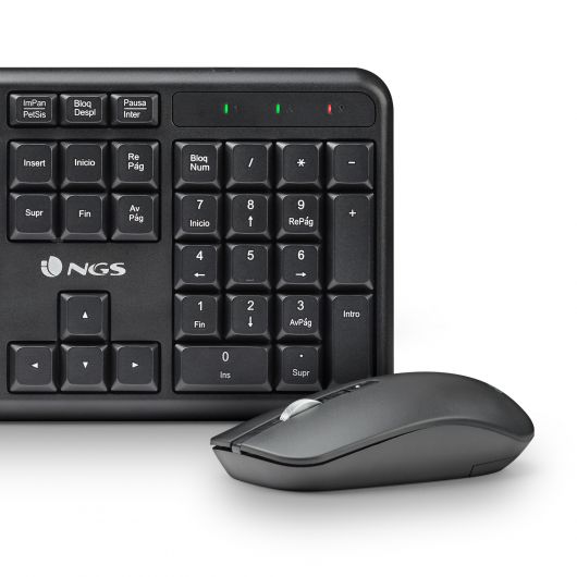 NGS Serenity Kit Conjuntp de Teclado y Raton Wireless 4 NGS Serenity Kit Conjuntp de Teclado y Raton Wireless