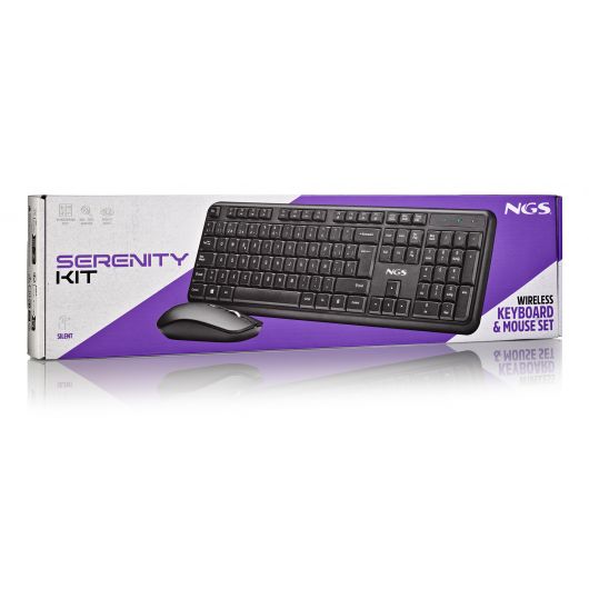 NGS Serenity Kit Conjuntp de Teclado y Raton Wireless 5 NGS Serenity Kit Conjuntp de Teclado y Raton Wireless