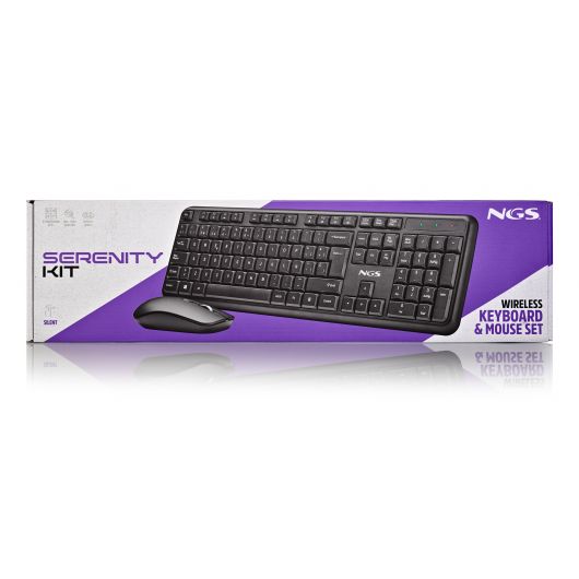NGS Serenity Kit Conjuntp de Teclado y Raton Wireless 6 NGS Serenity Kit Conjuntp de Teclado y Raton Wireless