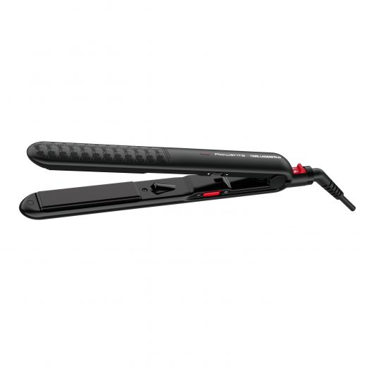 Rowenta X KARL LAGERFELD SF321L Plancha de pelo Cerámica Negro/Rojo