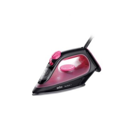 Plancha de Vapor Braun Texstyle SI1070PU Morado/blanco Suela de Ceramica 130g/min Vapor 2000w Deposito 220 Ml