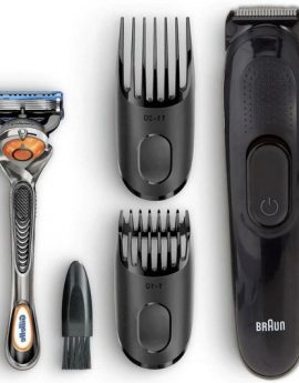 Barbero cortapelos Braun SK3300 + Gillette fusion