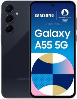 Smartphone Samsung Galaxy A55 Enterprise Edition 8GB/ 128GB/ 6.6'/ 5G/ Negro Eclipse