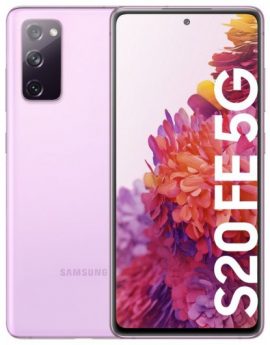 Smartphone Samsung Galaxy S20 FE 5G 6/128GB 6.5' Lavanda Nube