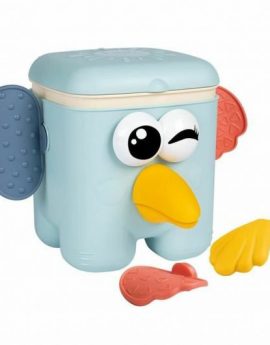 Smoby Little Cubo Badaboum - Juego encajable 15 piezas con caras de animales