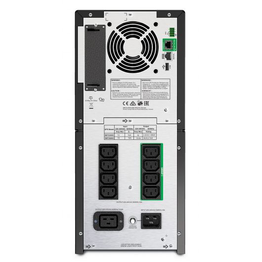 APC Smart-UPS 2200VA sistema de alimentación ininterrumpida (UPS) Línea interactiva 2 APC Smart-UPS 2200VA sistema de alimentación ininterrumpida (UPS) Línea interactiva 2.2 kVA 1980 W 9 salidas AC