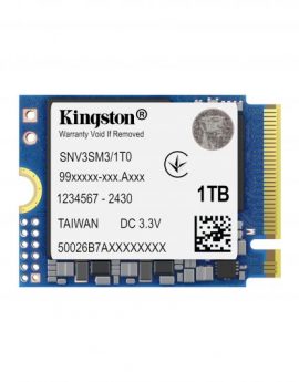 SSD Kingston NV3 1TB M.2 2230 PCIe 4.0 NVMe 6000MB/s 3D NAND Gaming