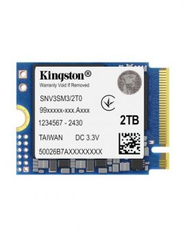 SSD Kingston NV3 2TB M.2 2230 PCIe 4.0 NVMe 3D NAND 6000MB/s 5000MB/s