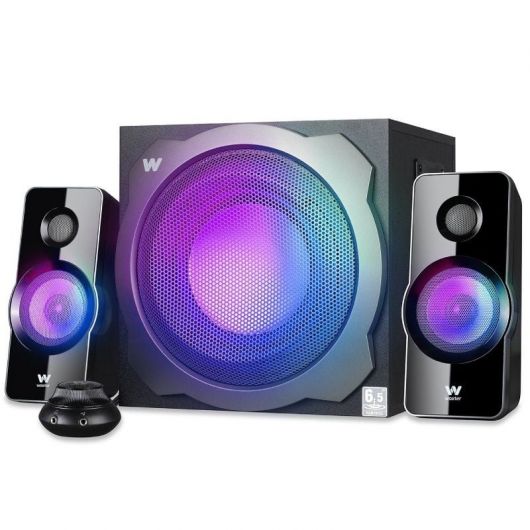 Altavoces Woxter Big Bass 260 RGB/ 150W/ 2 Altavoces Woxter Big Bass 260 RGB/ 150W/ 2.1